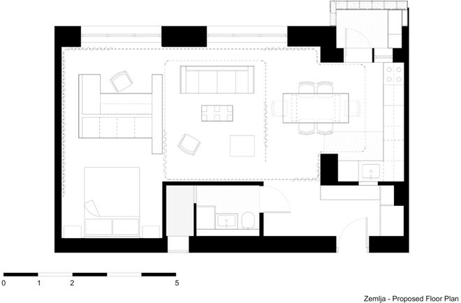 做隔墙秒变灵活实用大空间J9国际集团全屋用帘子(图8)